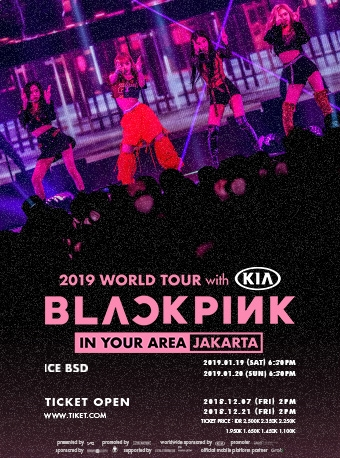 BLACKPINK 2019 WORLD TOUR [IN YOUR AREA] IN JAKARTA WITH KIA