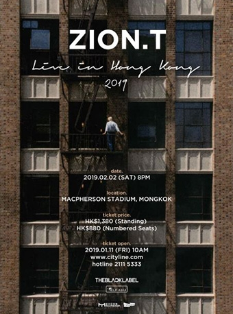 Zion.T Live in Hong Kong 2019
