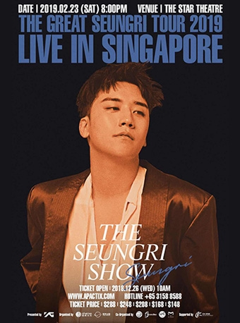 The Great Seungri Tour 2019- Singapore